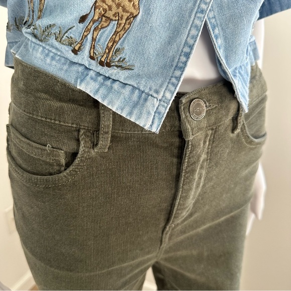 Loft Corduroy Skinny Green Pants (size0/25) - Picture 5 of 9